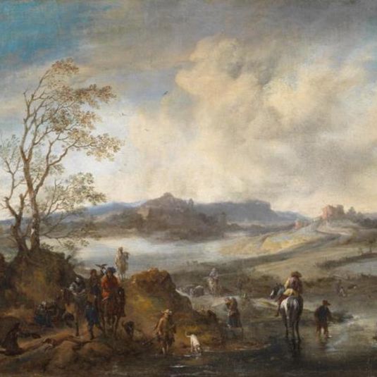 Hawking Party by a River