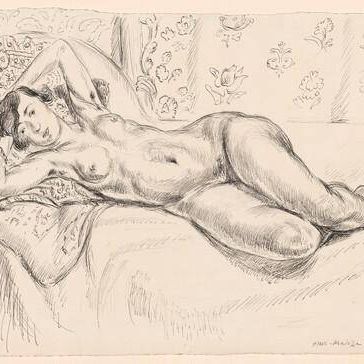 Henriette as an Odalisque