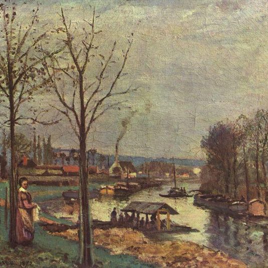 The Seine at Port-Marly, the Wash-House