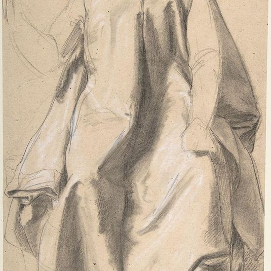 Figure in a Long Robe, Seated