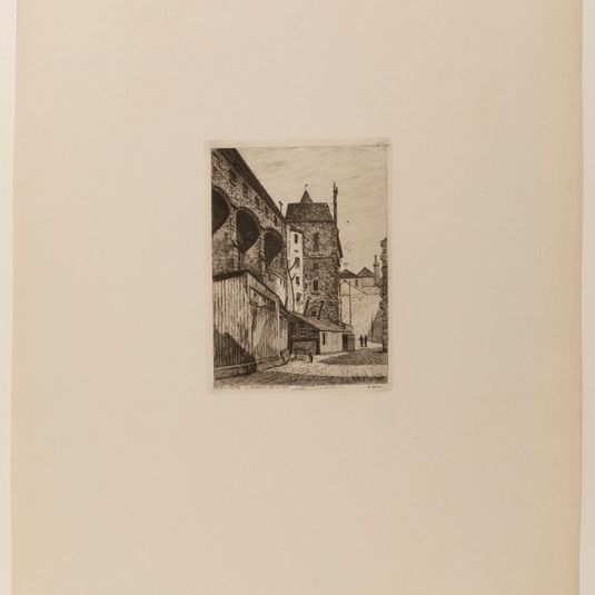 Palais de justice, Cour Lamoignon côté sud, 1862