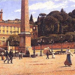 Piazza del Popolo w Rzymie