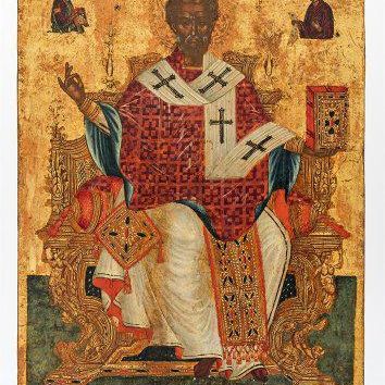 Saint Nicholas Enthroned