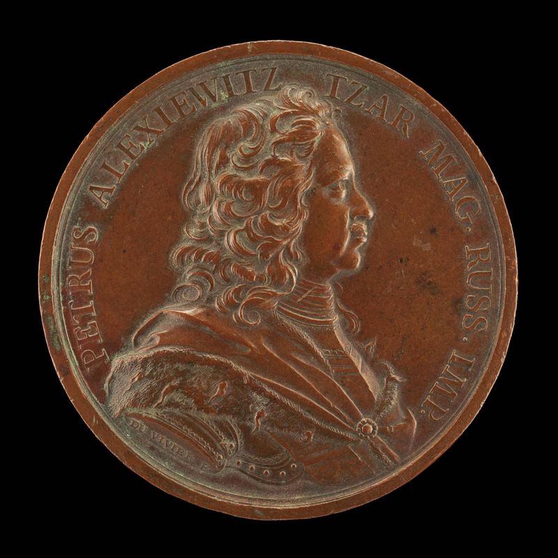 Peter the Great, 1672-1725, Czar of Russia 1682 [obverse]
