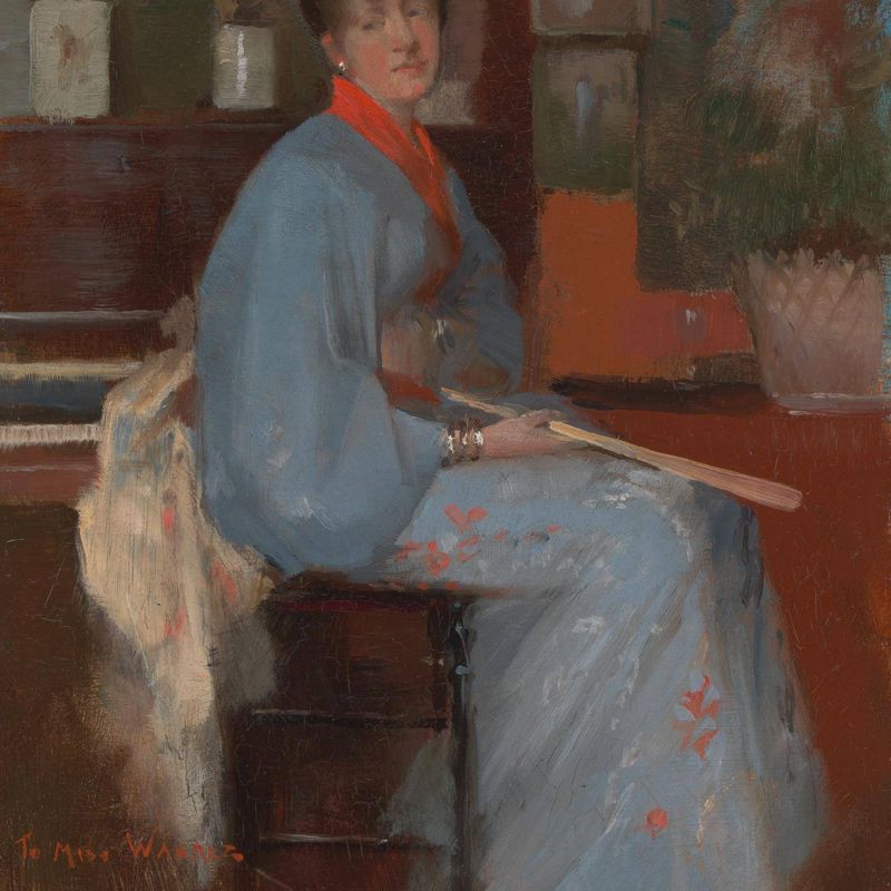 Woman in Japanese Dress