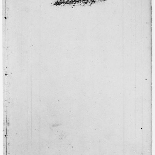 Brown Ink Inscription (Crossed Out) (from Sketchbook)