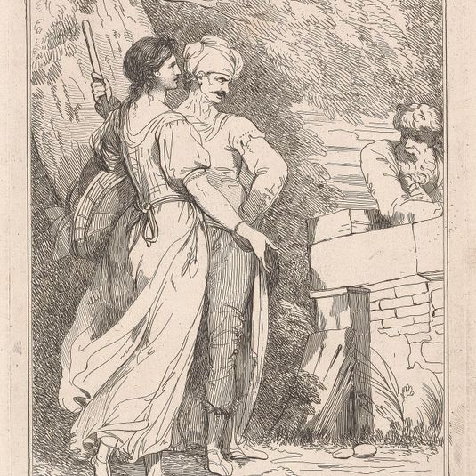 Banditti and Woman (no.8 of 10)