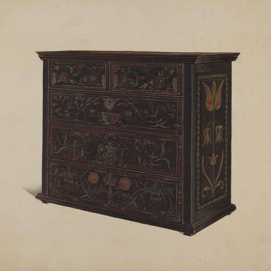Painted Chest of Drawers