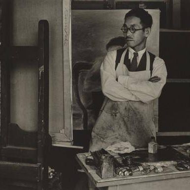 Kuniyoshi at Easel, Old New York