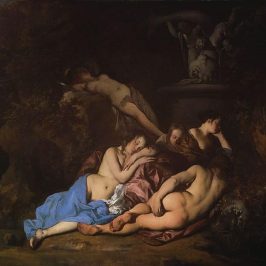 Nymphs by a Fountain