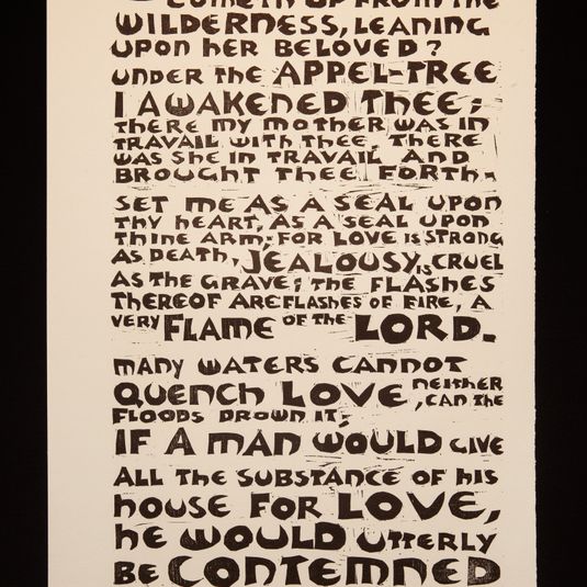 Plate Twenty Eight, from Song of Songs