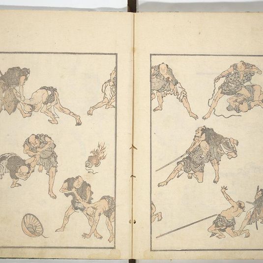 Picture Album Transmitting the Spirit: The Hokusai Drawing Style (Denshin gafu Hokusai gashiki)