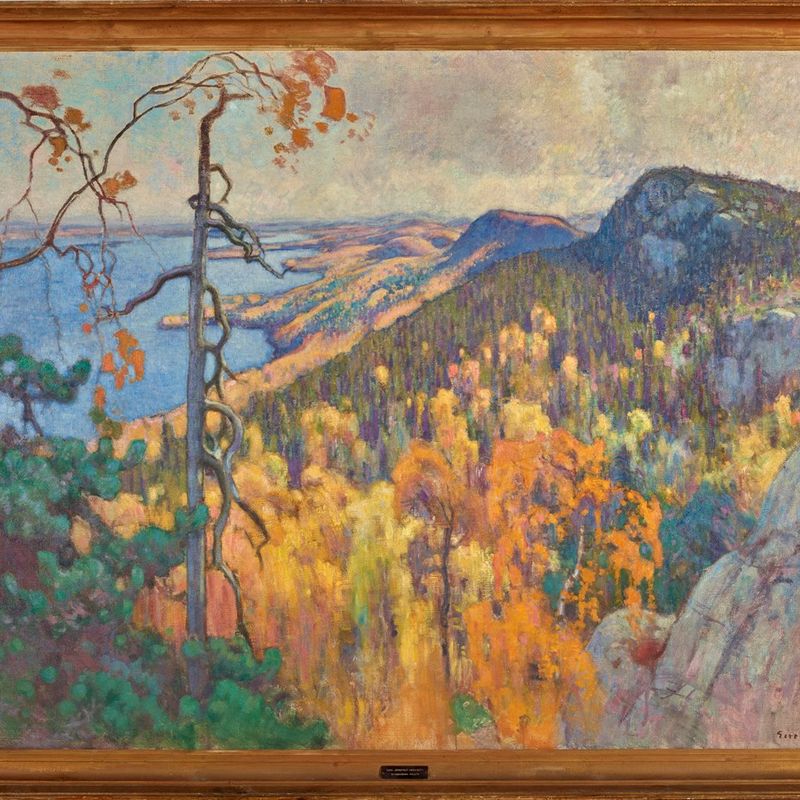 Autumn Landscape at Koli Hills
