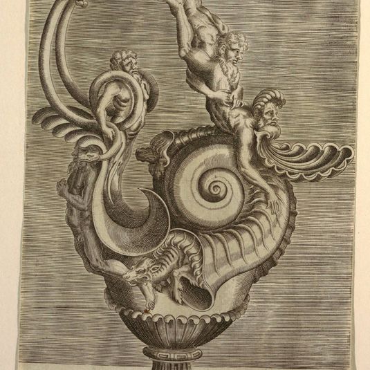 Plate, from a series of designs for ewers and vessels