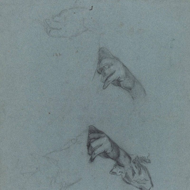 Hand Studies [verso]