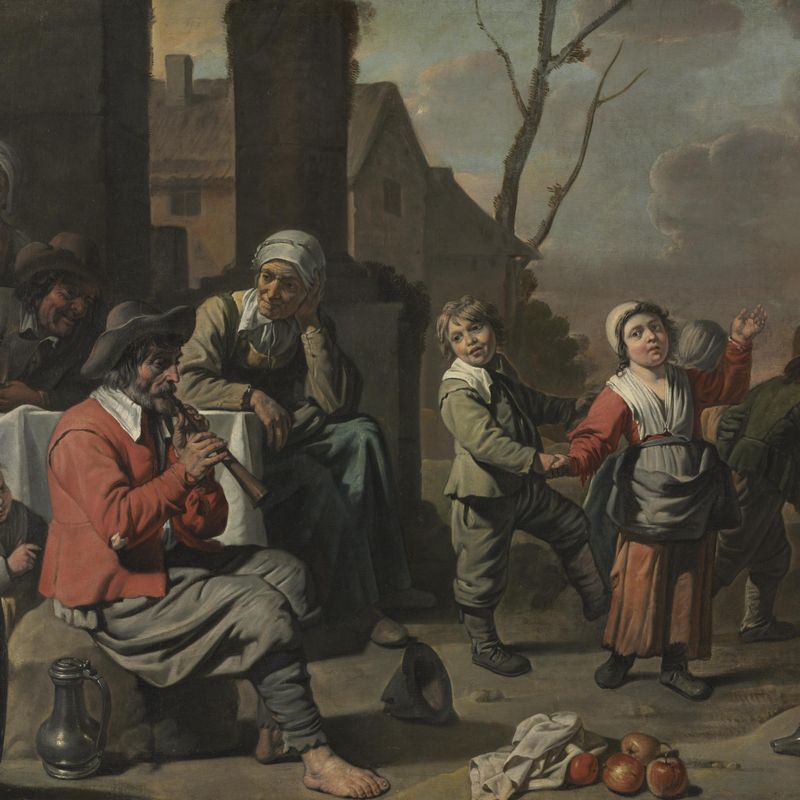 Peasant Children Dancing
