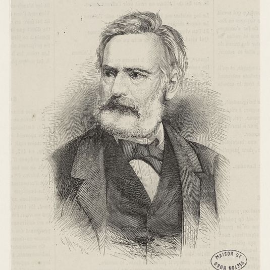 Victor Hugo, d'après une photographie de M. Bertall