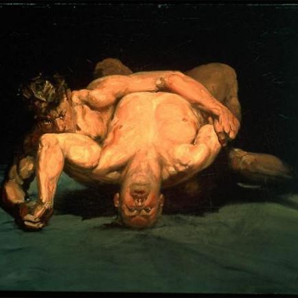 The Wrestlers (Luks)