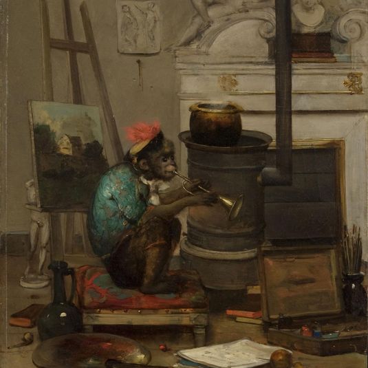 Monkey in a Studio