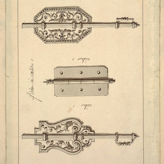 Designs of Bolts and a Hinge