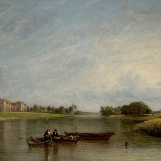 View of the South and West Fronts of Clumber House, Nottinghamshire