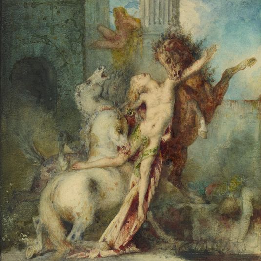 Diomedes Devoured by Horses