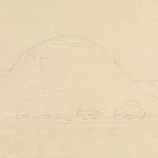 South India: Landscape with a Mountain in the Background
