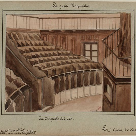 [Les prisons de Paris] La Petite Roquette; la chapelle et école