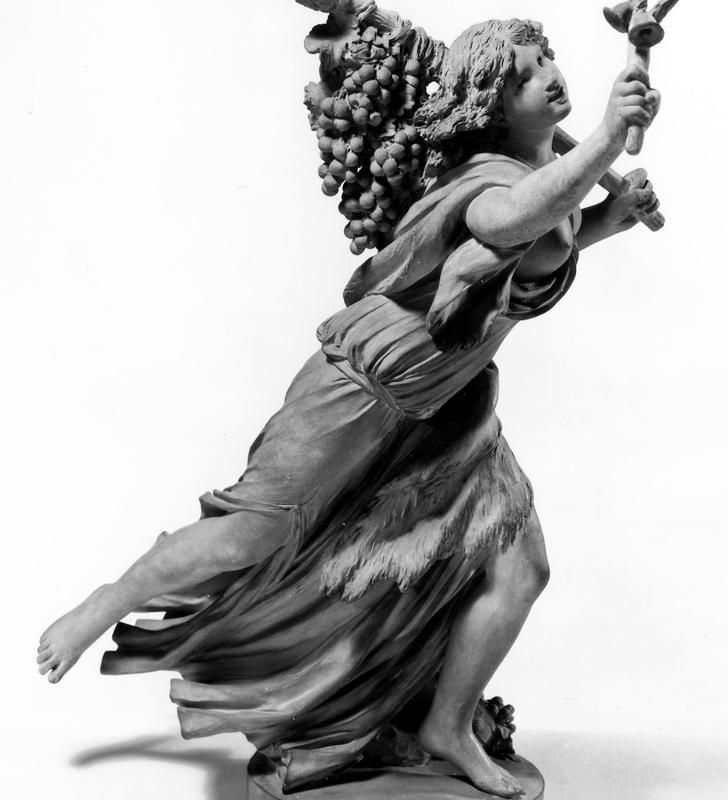 Running bacchante