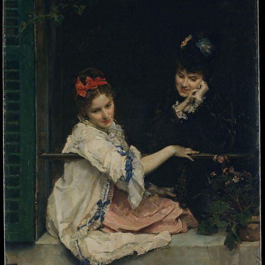 Girls at a Window