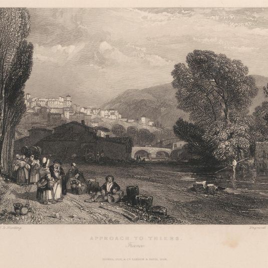 Approach to Thiers, France