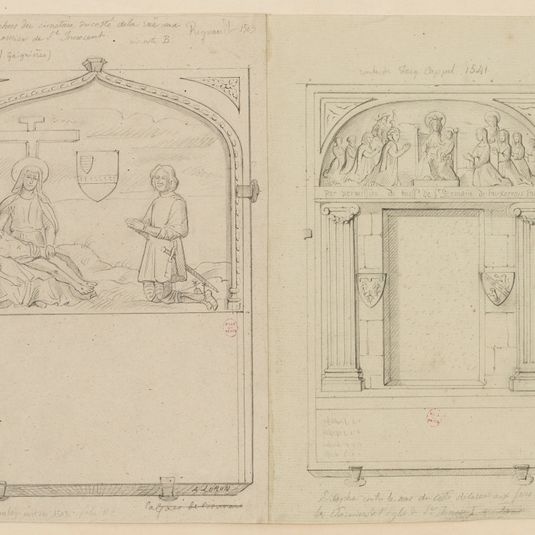 Epitaphes au cimetière des Innocents.