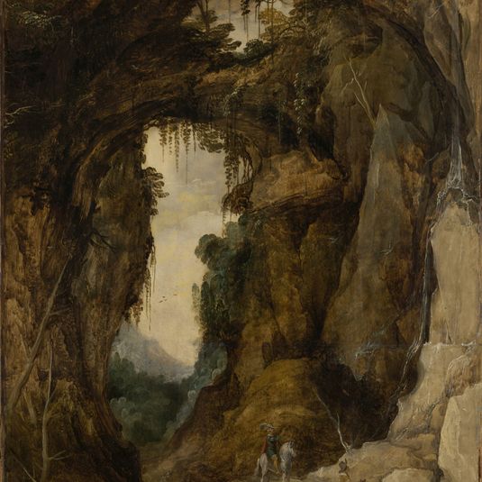 Landscape with Grotto and Figures