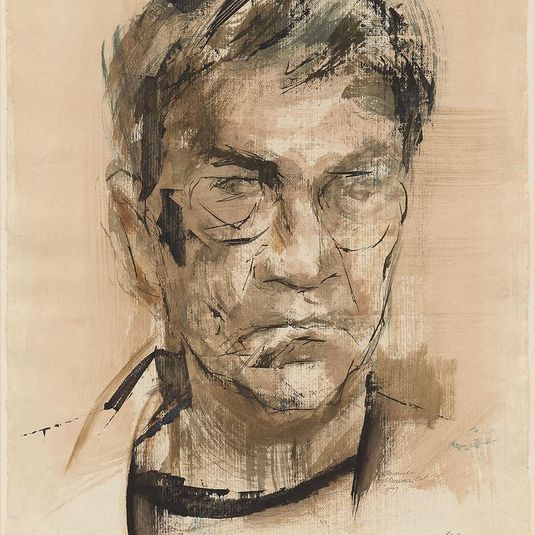 Self-Portrait, Peterborough 57:  Xavier González  1898–1993