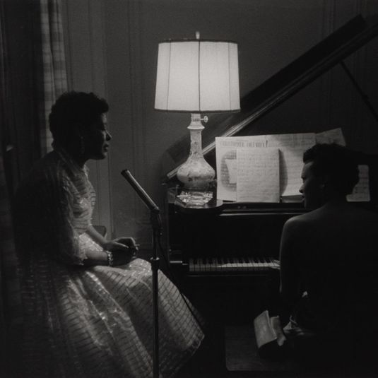Billie Holiday and Hazel Scott at a Party