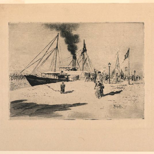 Warf at Trouville