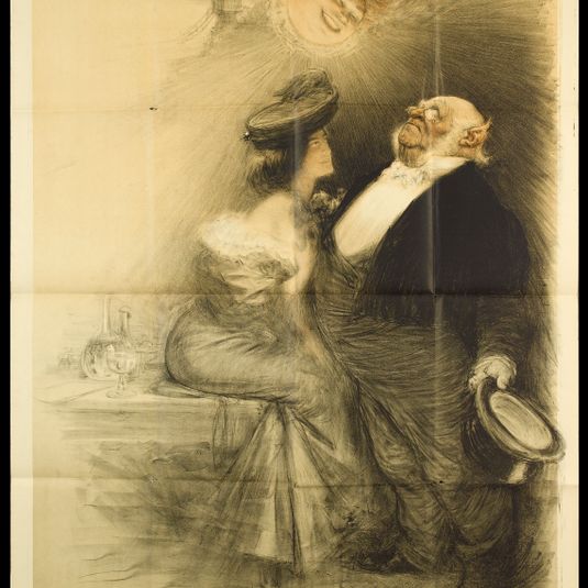 La Lune Rousse, Cabaret artistique, 36, Boulevard de Clichy, Place Pigalle