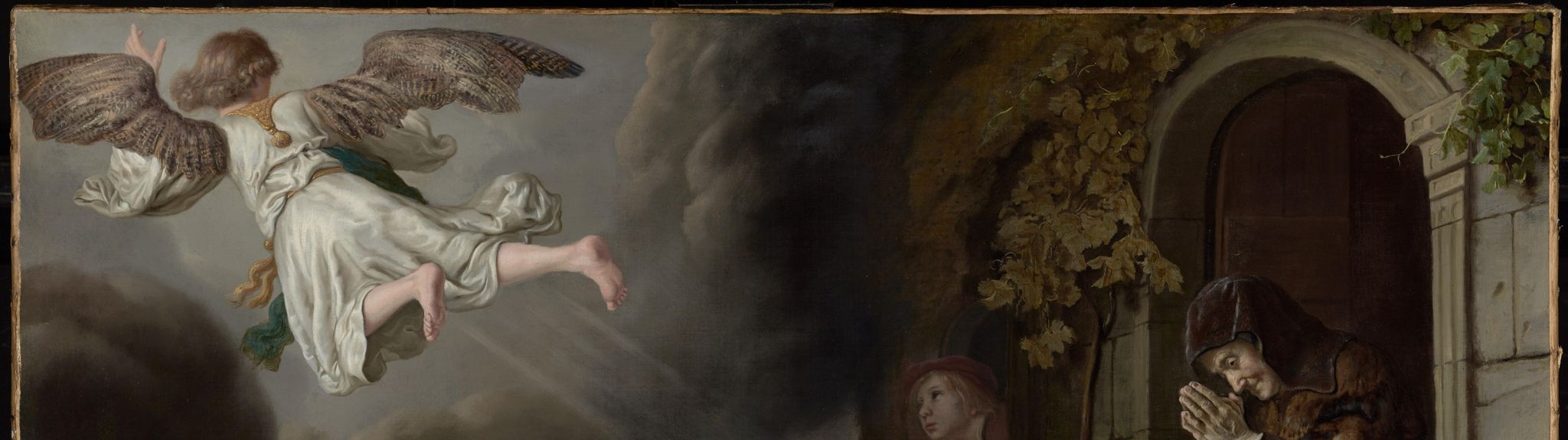 The Angel Taking Leave of Tobit and His Family