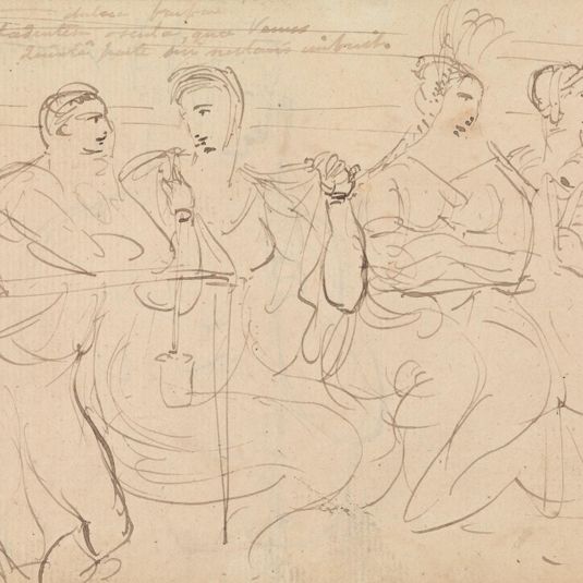 Study of a Group of People Talking