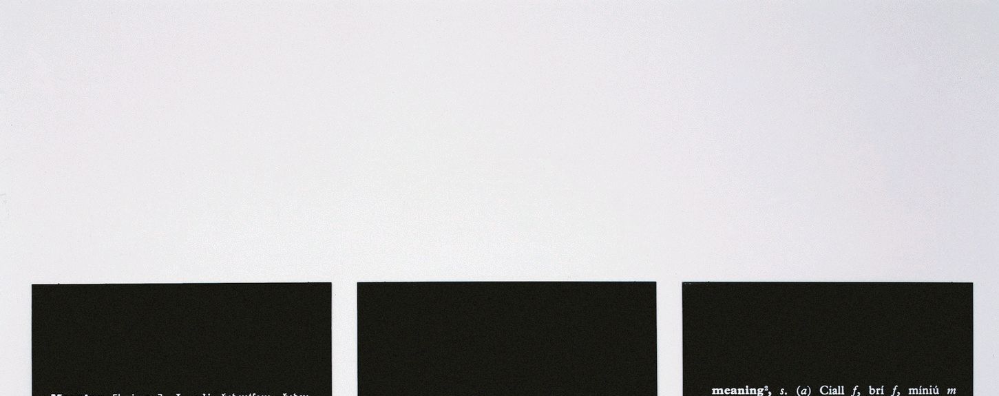 Three Titled Meanings (A.A.I.A.I)