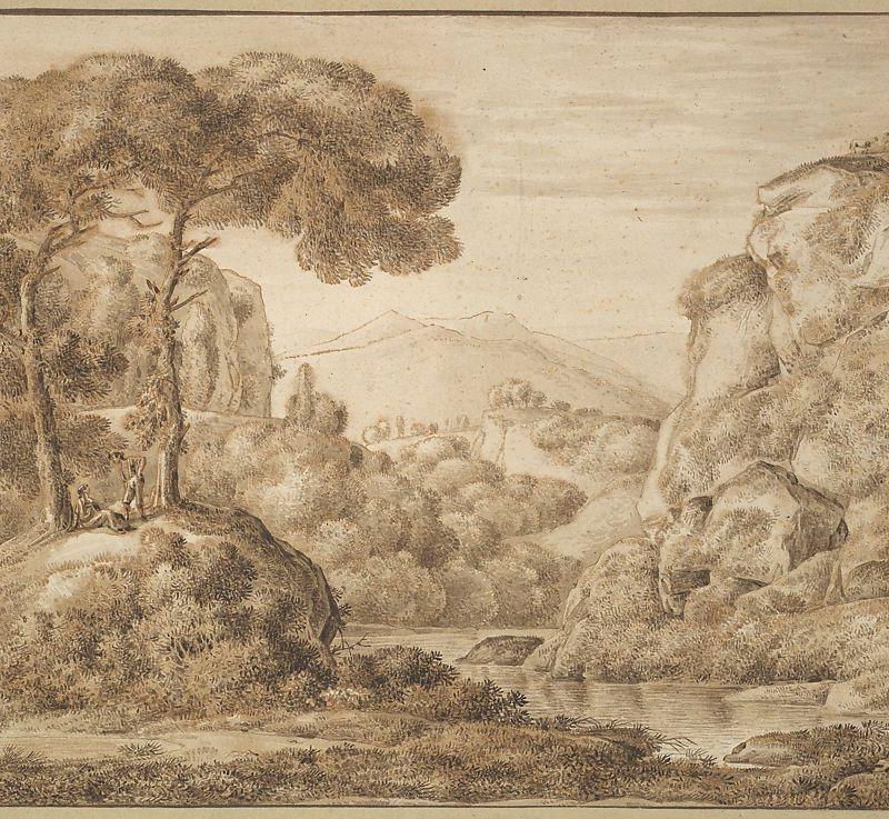 Classical Landscape with Figures