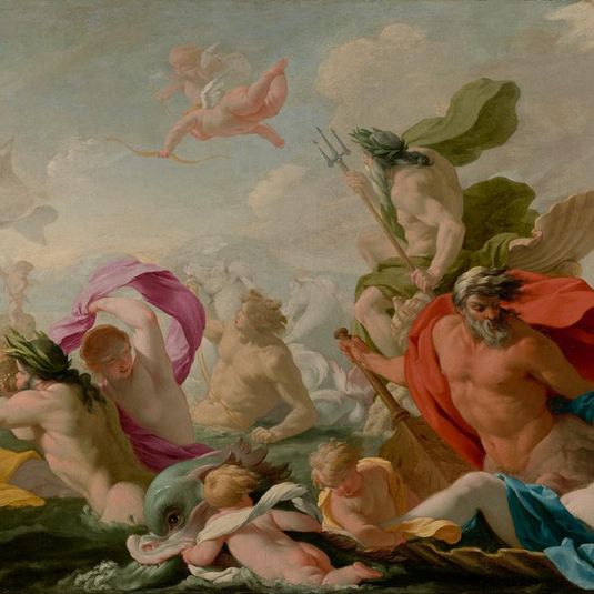 Marine Gods Paying Homage to Love
