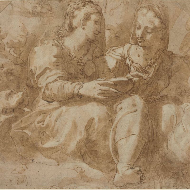 Two Seated Women