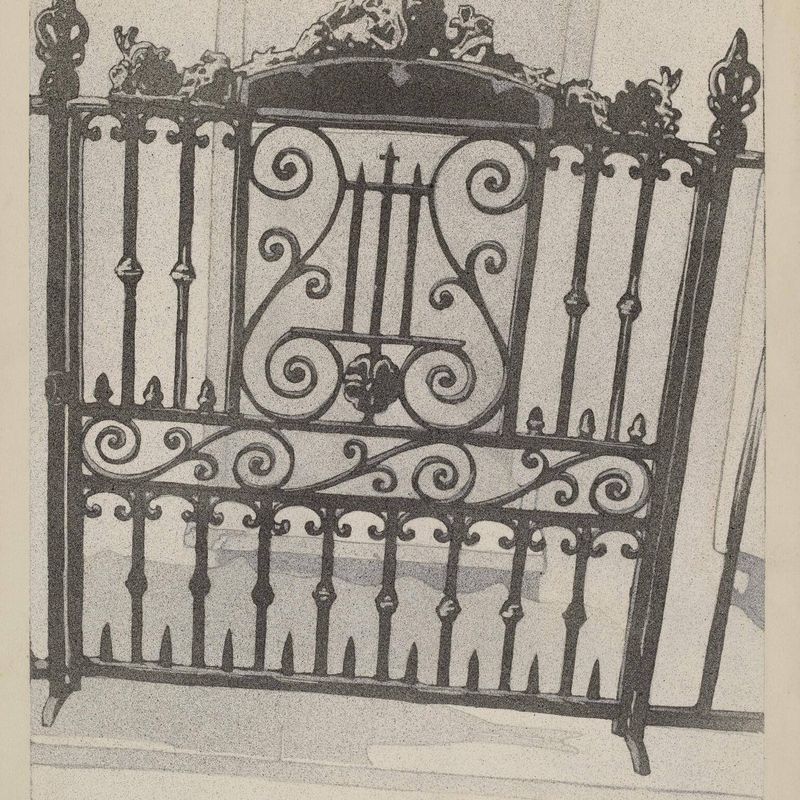 Cast and Wrought Iron Gate
