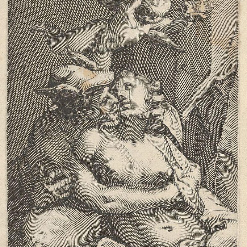 Mercury Embracing Venus