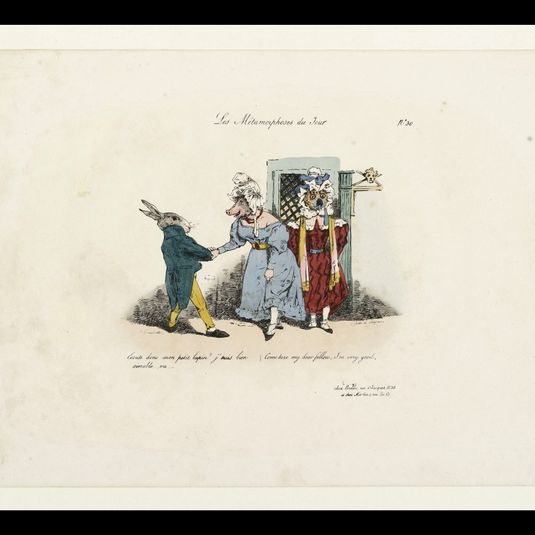 Ecoute donc mon petit lapin ? J'suis bien aimable… va… Come here my dear fellow, I'm very good