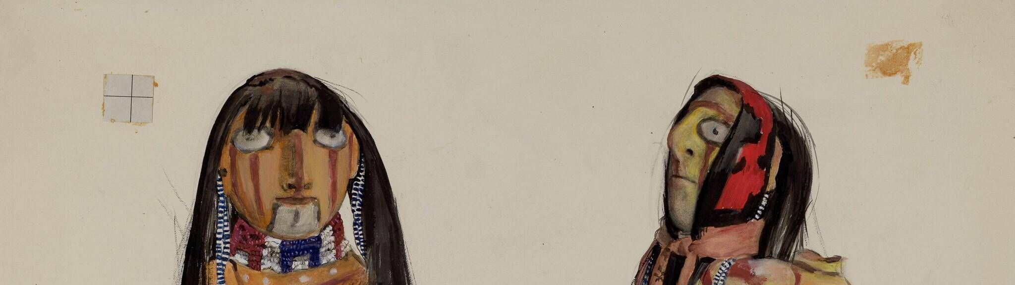 Clay Indian Dolls