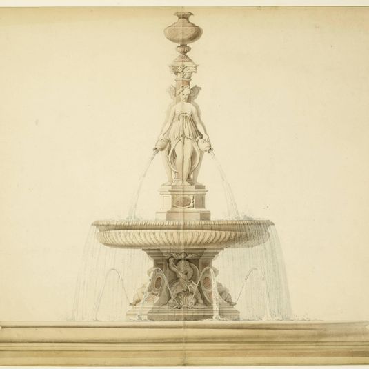 Projet de fontaine des Trois-Grâces pour Bordeaux