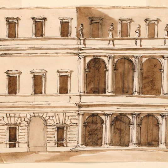 Elevation of Town Mansion