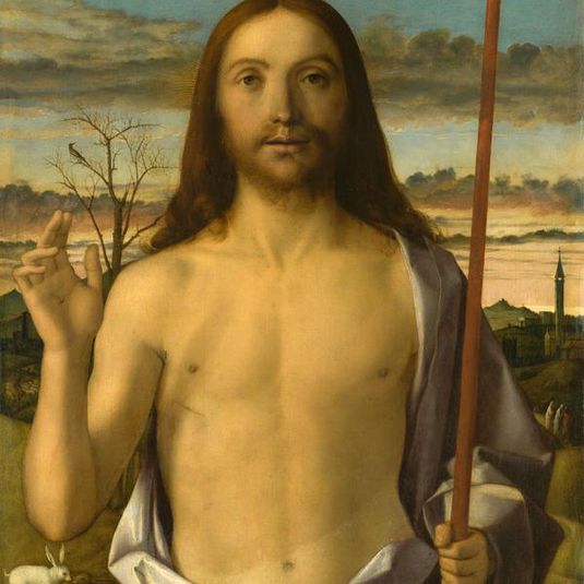 Christ Blessing by Bellini